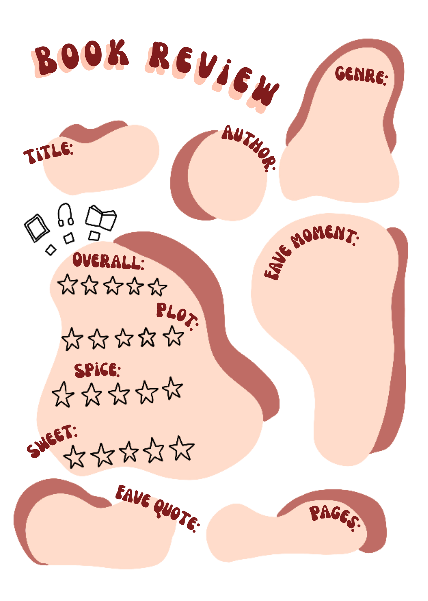 Book journal groen-rood