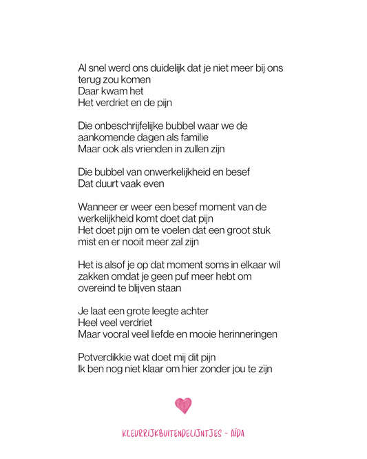Rouw schrijft