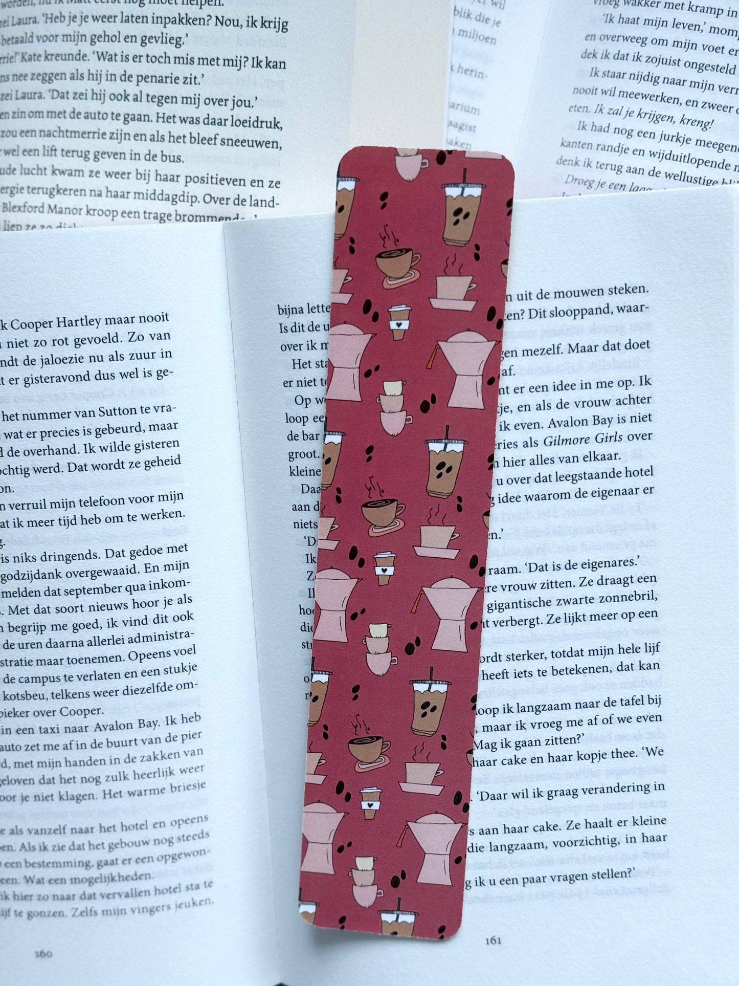 Bookmark - sip coffee and read books