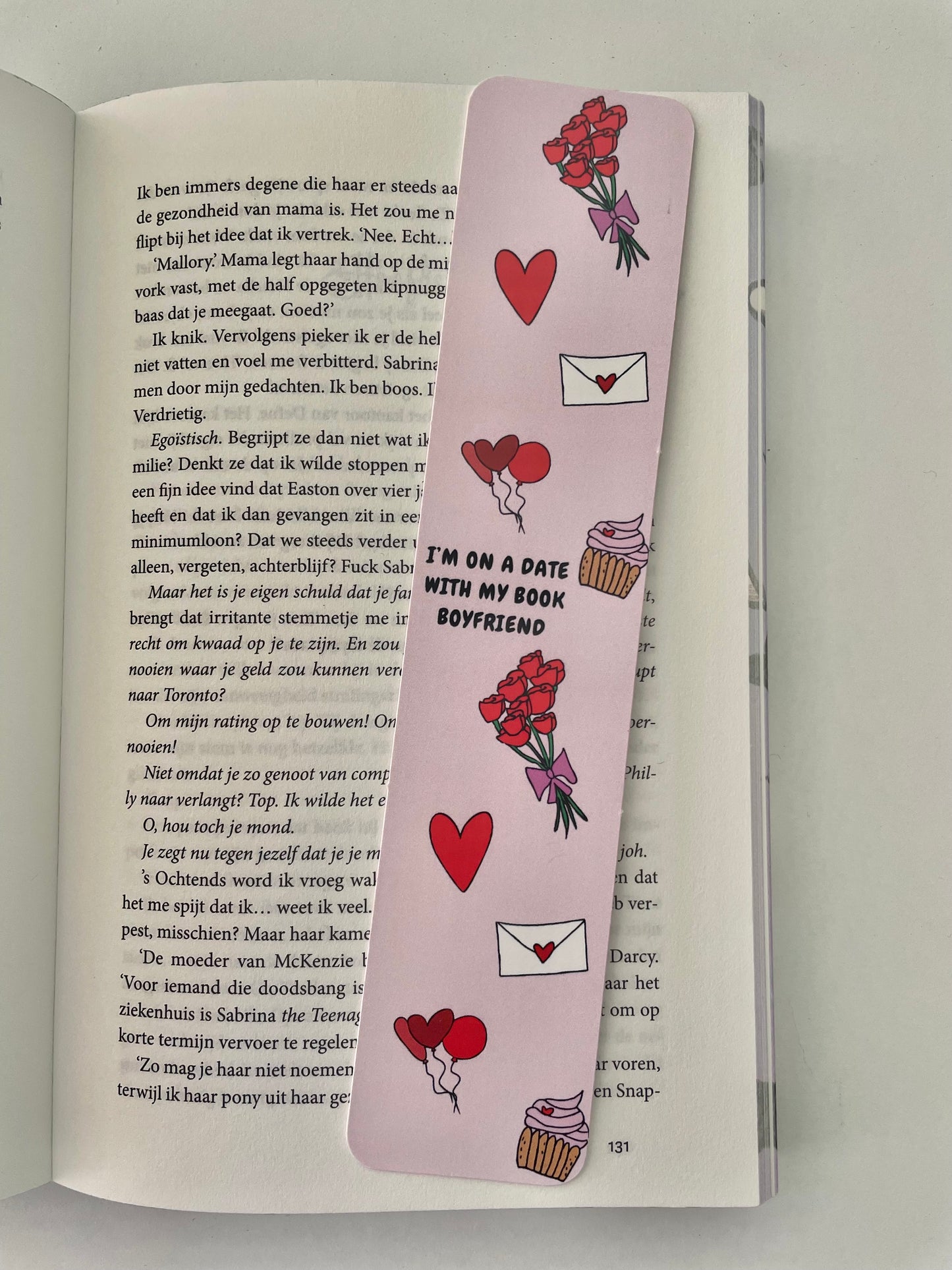 Bookmark - date with my book boyfriend