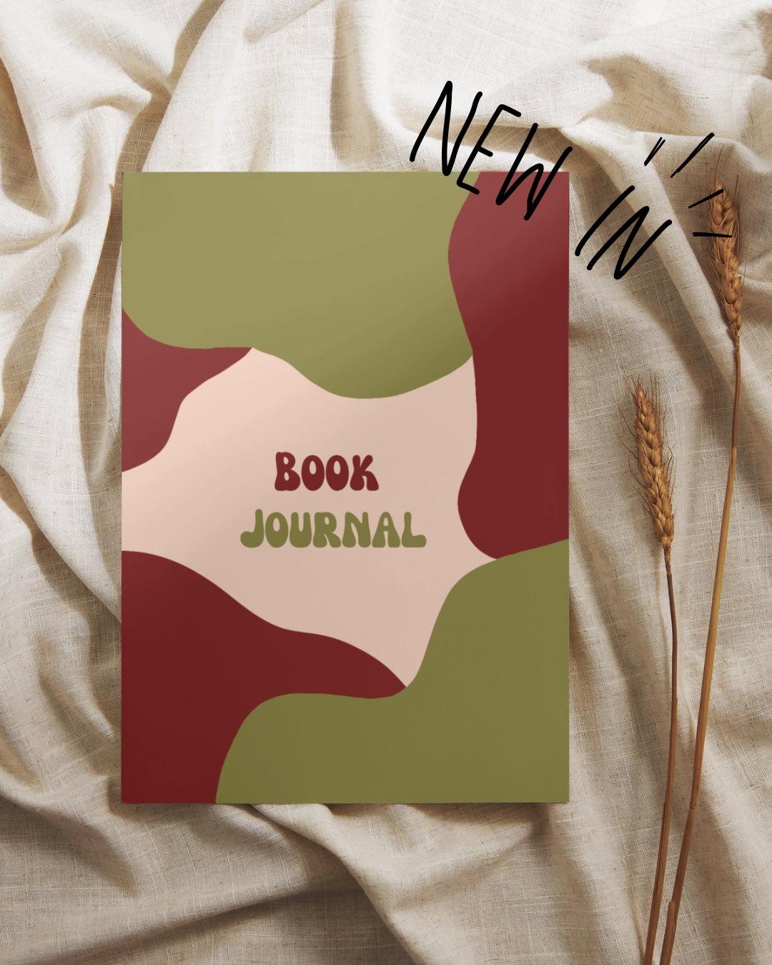 Book journal groen-rood